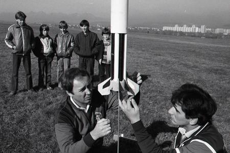 Rok 1987:Raketoví modelári v Spišskej Novej Vsi patria medzi špičku