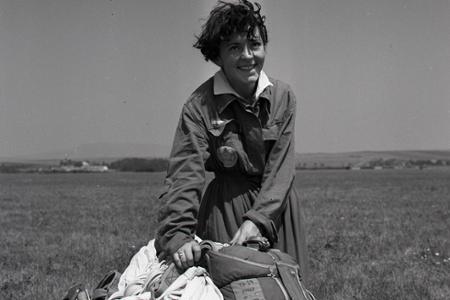 Rok 1957: Majstrovská Slovenska v zoskoku padákom