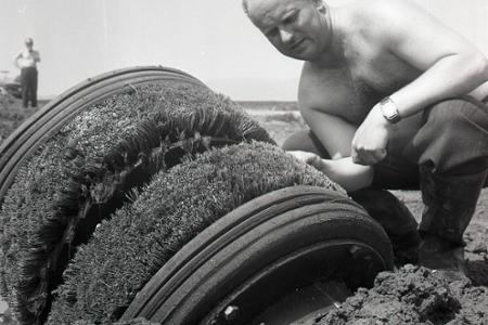 Rok 1966: Na východe republiky čistia budúci plynovod