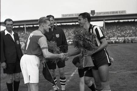 Rok 1955:  Slovan Bratislava - FC Botafogo Rio de Janeiro 